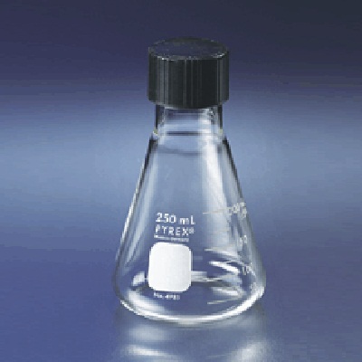 Corning康宁 黑色旋盖三角瓶 500ml (4985-500)