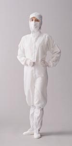 连体不连帽无尘防静电服 HG-102-L