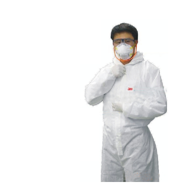 3M 4515白色带帽连体防护服M(Type 5&6类防护)(GT700004127)