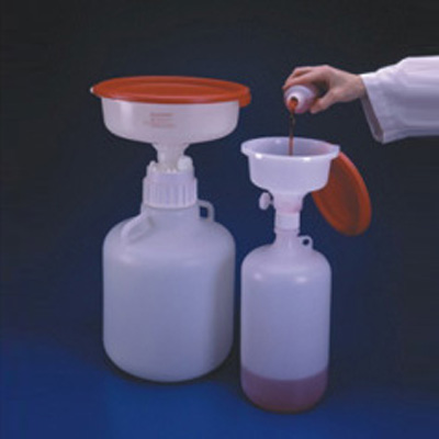 Nalgene耐洁 Safety Waste Systems 安全废液瓶 漏斗HDPE材料 桶氟化HDPE材料 4L (6379-0004)