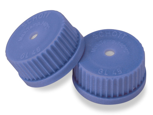螺口瓶盖（蓝GL-45用）  ねじ口瓶用キャップ（青GL-45用）  CAP