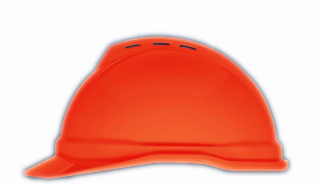 MSA梅思安 V-Gard500ABS豪华型安全帽(橙色)(10108995)