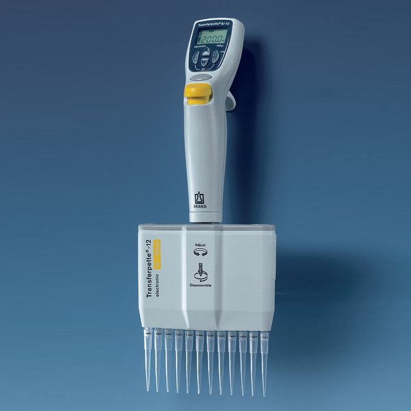 Brand普兰德 Transferpette® -12 electronic十二通道电子移液器 1-20ul (705460)