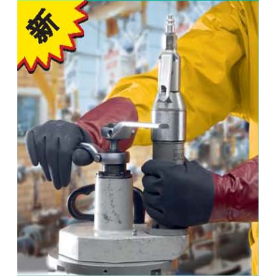 ANSELL安思尔 AlphaTac带内衬-棉衬里丁腈橡胶手套 356mm 58-535(9码)