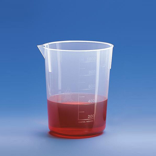 Brand普兰德 烧杯 低型 PP材质 蚀刻刻度 3000ml (89666)