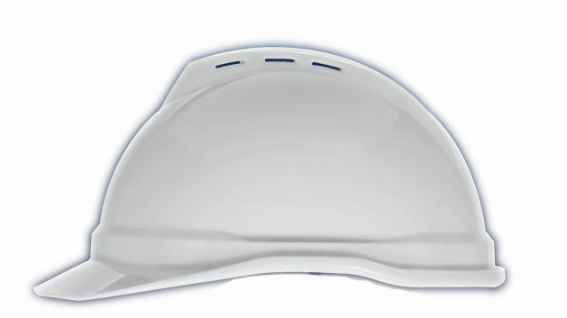 MSA梅思安 V-Gard500ABS豪华型安全帽（白色）（10109017）