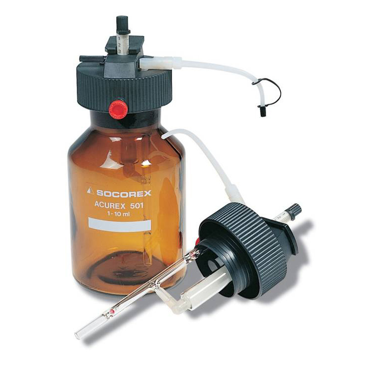 SOCOREX 紧凑型瓶口分液器 0.2-2mL(501.02025)