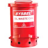西斯贝尔SYSBEL 油渍废弃物防火桶 WA8109100（6加仑）