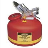 JUSTRITE 液体废弃物红色聚乙烯安全罐 14762（8升）