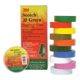 3M 电工胶带优质相色PVC绝缘胶带 Scotch™35# 棕色