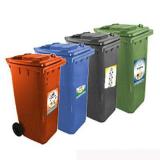 塑料移动垃圾桶（0362-蓝）