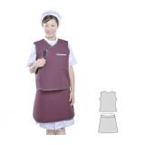 超柔软型射线防护裙（分体无袖双面式） 0.50mmpb（S）小号