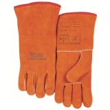 威特仕WELDAS 型号10-2101 烧焊手套锈橙色斜拇指款 L号