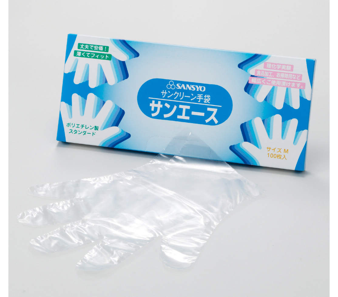 サンクリーン手袋　サンエース|||スタンダード　Ｓ　１００枚入/100件标准S |圣干净的手套SAN ACE | | 