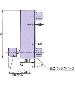 コフロックアクリル樹脂製流量計|||RK-200V バルブ付/Kofurokku丙烯酸树脂流量计| | | RK-200V与阀