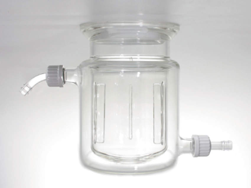 三商 二重管式反応容器 85用|||500ml バッフル付/| | 500ML莫名其妙的双管反应容器85为三商