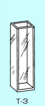 蛍光光度計用石英セル|||Ｔ－３－ＵＶ－１０/荧光的石英比色皿| | | T-3-UV-10 