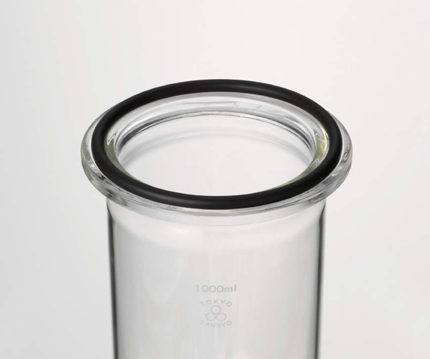 三商印 セパラブルフラスコ 溝付|||筒型 120㎜ 5000ml/120mm的5000毫升圆柱|山椒标志可分离烧瓶槽| |
