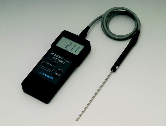 三商　デジタル標準温度計|||ＳＳＴ－１００ＰＴ/的山椒数字标准温度计| | | SST-100PT 