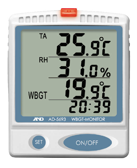 Ａ＆Ｄ　熱中症指数モニター|||ＡＤ－５６９３/A＆D中暑指数显示器| | | AD-5693 