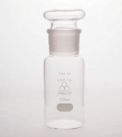 三商印 共通摺合せ試薬瓶|||広口 白 120ml 34/30/山椒大关常见的滑动配合试剂瓶| | |宽口白120毫升的三十分之三十四