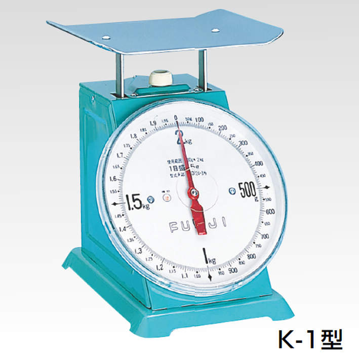 フジ 上皿自動秤 K-1型|||並皿 秤量10㎏ 感量20g/10公斤的感觉量可比盘K-1型自动秤上称重20G |富士菜| |