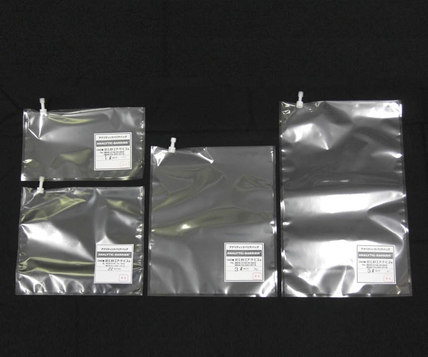 アナリティックバリアバッグ 10L|||1ヶ口 Aタイプ φ6㎜コック付/分析屏障袋10L | | |1个月口型φ6毫米一只公鸡