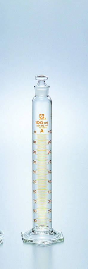 柴田 有栓メスシリンダー|||カスタムA 10ml/柴田是塞量筒| | |定制一次10ml