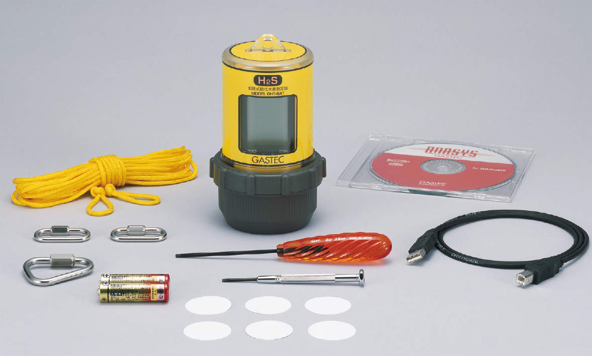 ガステック 拡散式硫化水素測定器|||GHS-8AT(G10)/GASTEC的扩散方程硫化氢测量仪器| | | GHS-8AT(G10)