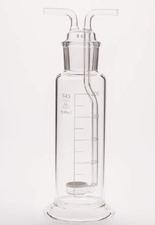三商　透明摺合せｶﾞｽ洗浄瓶250ml用|||中管　ガラスフィルターＧ－４付/辣椒透明滑动配合洗气瓶250ML | | |管玻璃过滤器G-4 