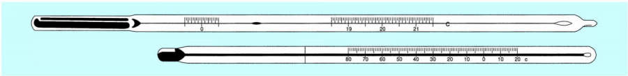 石油類試験用　温度計|||ＤＩＳＴ－５５/石油测试温度计| | | DIST-55 