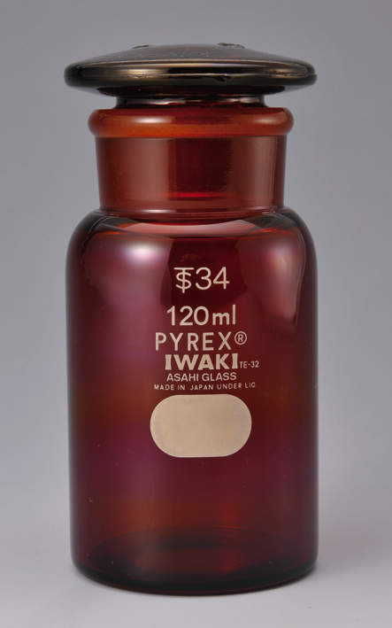 共通試薬瓶広口 茶 120ml|||51585S-BT120/通用试剂瓶广口茶120ML | | | 51585S-BT120