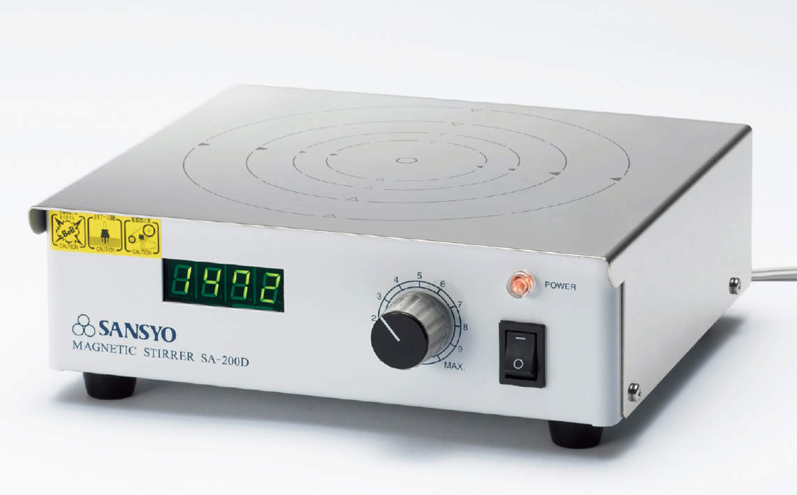 三商　ＳＡ－２００Ｄ|||デジタルマグネチックスターラー/山椒SA-200D | | |数字磁力搅拌器