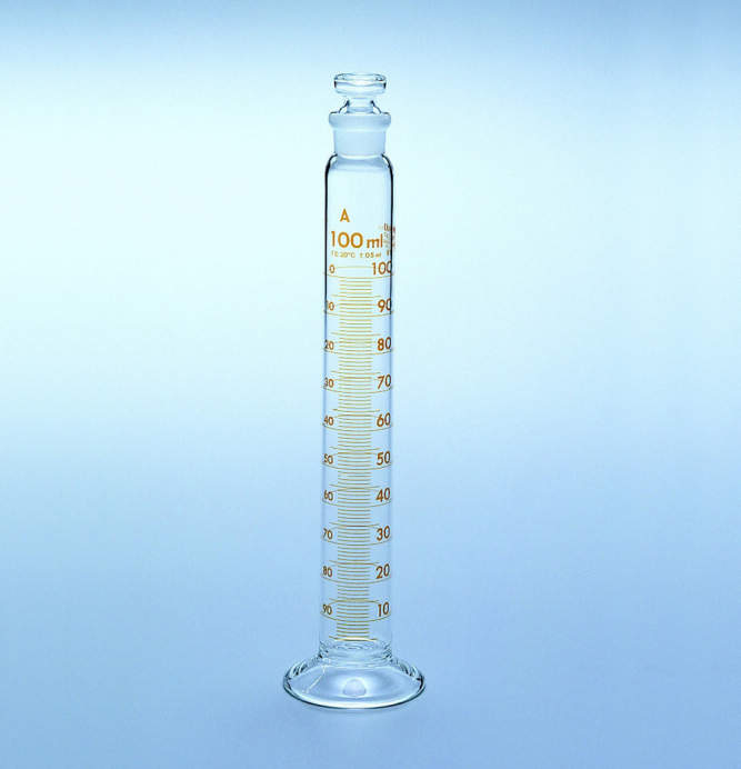 PX 有栓メスシリンダー|||スタンダード 25ml/PX是塞量筒| | |标准25毫升