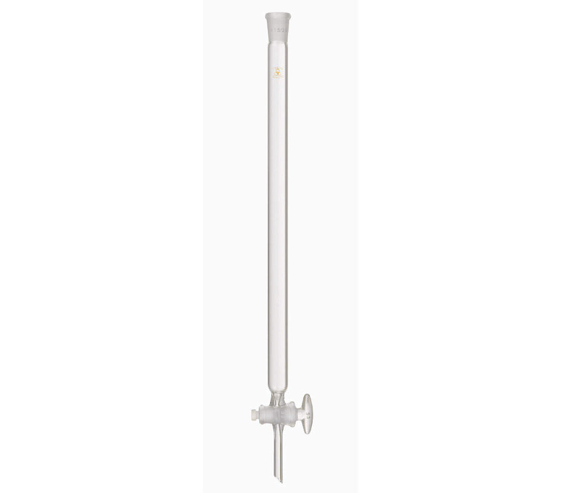 共通クロマト管 12×300|||15/25 硝子コックG-2付/常见色谱管12×300 | | | 15/25 G-2玻璃公鸡