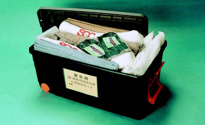 緊急用油専用吸着材|||小型保管キット　Ｇ－９５/紧急石油吸附剂| | |紧凑的存储套件G-95 