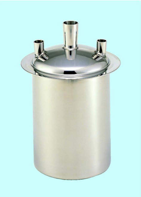 ステンレス反応タンク 35L|||三ツ口平底 常圧用/不锈钢反应罐35L | |三口平底常压