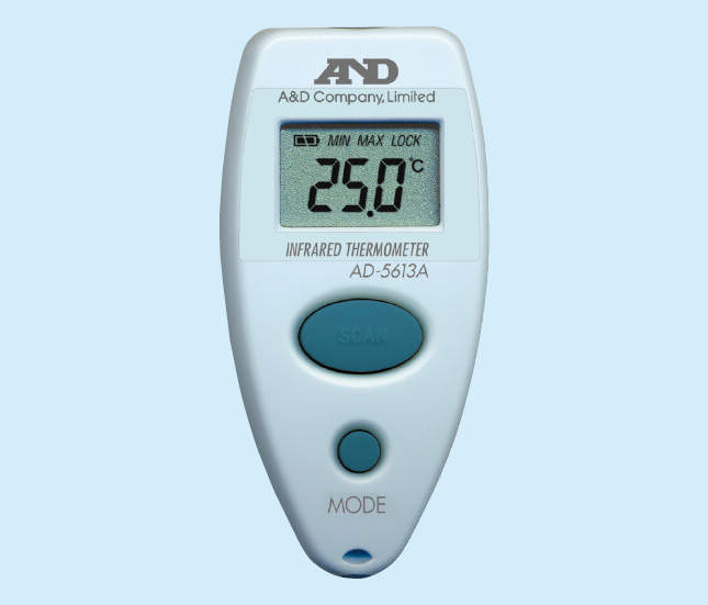 A&D 赤外線放射温度計|||AD-5613A 青/A&D红外测温仪| | | AD-5613A蓝色