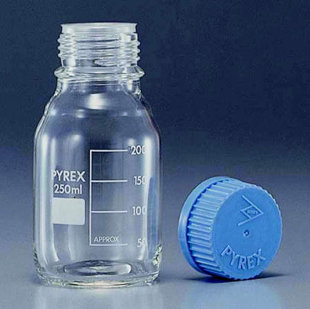 １５１６／０１Ｄ　２５ｍｌ|||広口メジューム瓶　青キャップ付/1516/01D25毫升| | | | |广口瓶Mejumu蓝帽