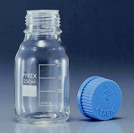 1516/01D 25ml|||広口メジューム瓶 青キャップ付/1516/01D25毫升| | | | |广口瓶Mejumu蓝帽