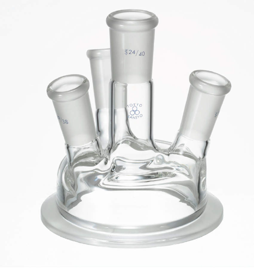 三商 二重管式反応容器 85用|||カバー 4ッ口/4脖套|双管反应容器85三商| |