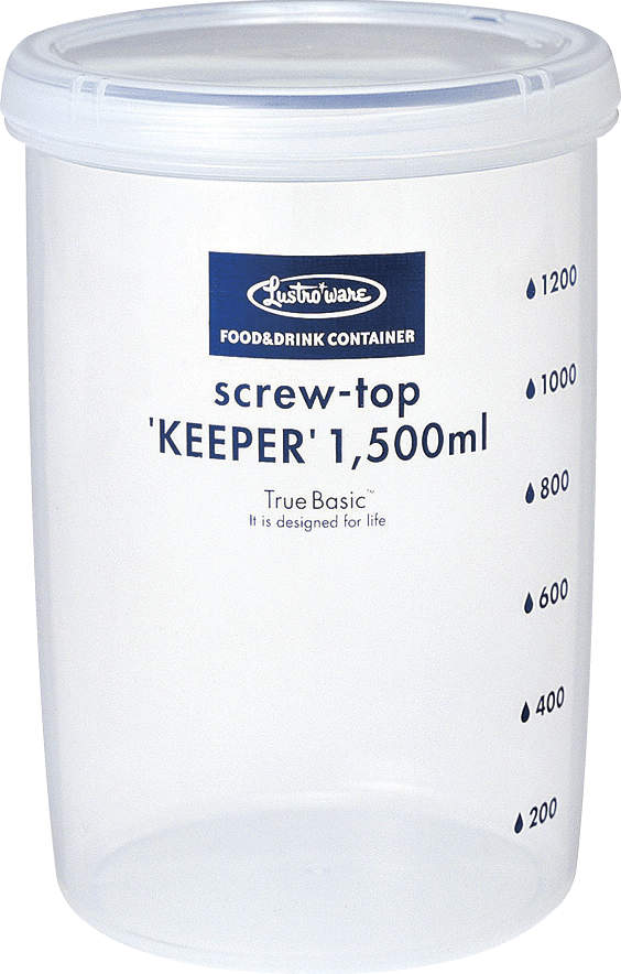 スクリュートップキーパー|||深型 1500ml/螺杆顶级门将| | |1500毫升深
