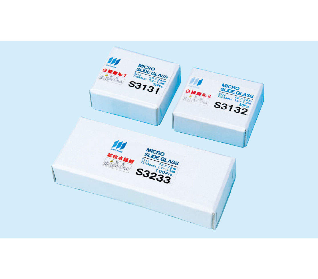 松浪スライドグラス|||S3131 50入/松波载玻片| | | S3131 50输入