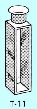 分光光度計用石英セル|||T-11-UV-10/分光光度计石英电池| | | T-11-UV-10