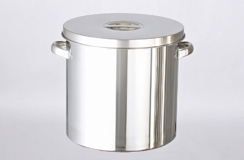 ステンレス丸型タンク 20L|||ST-30 ストック蓋付/
