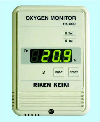 理研　小型酸素モニター|||ＯＸ－５００　リモート型３ｍ/