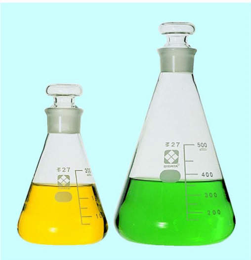 ハリオ　共栓三角フラスコ|||１０ｍｌ/ハリオ玻璃塞锥形瓶中| | |10毫升