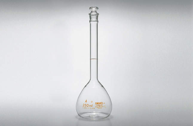 ＰＸ　透明摺合せ　メスフラスコ|||白　５ｍｌ/PX透明滑动配合烧瓶| | |白色5毫升