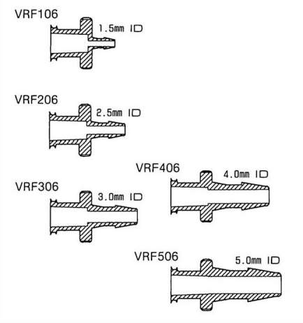 ルアーフィッティング|||ＶＲＦ５０６　１０入/鲁尔接头| | | VRF506 10输入