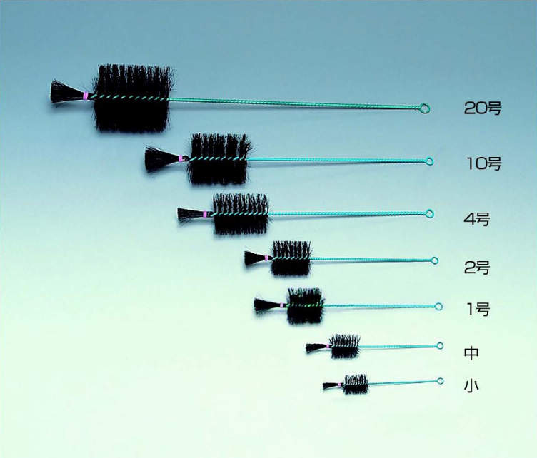 ビニール巻　試験管ブラシ|||小/塑料试管刷辊| | |小